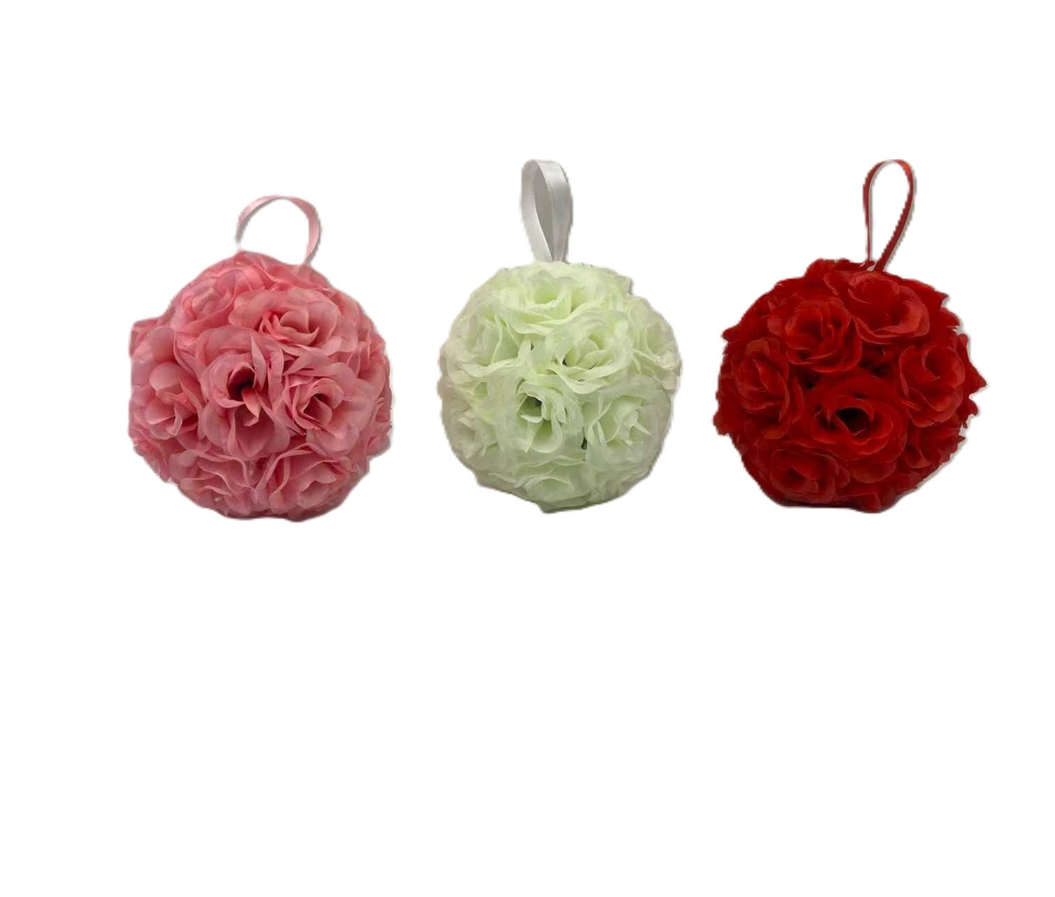 The Premium Silk Rose Kissing Ball Collection