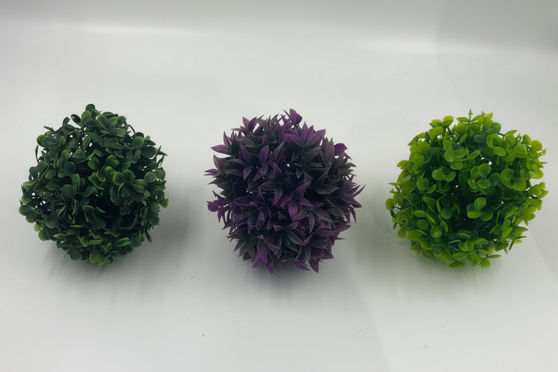 Mini Artificial Topiary Boxwood Ball - Home &amp; Garden Decor