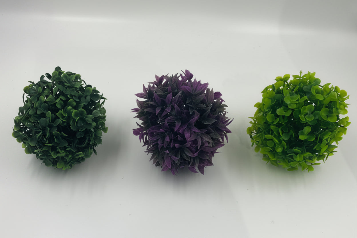 Mini Artificial Topiary Boxwood Ball - Home &amp; Garden Decor