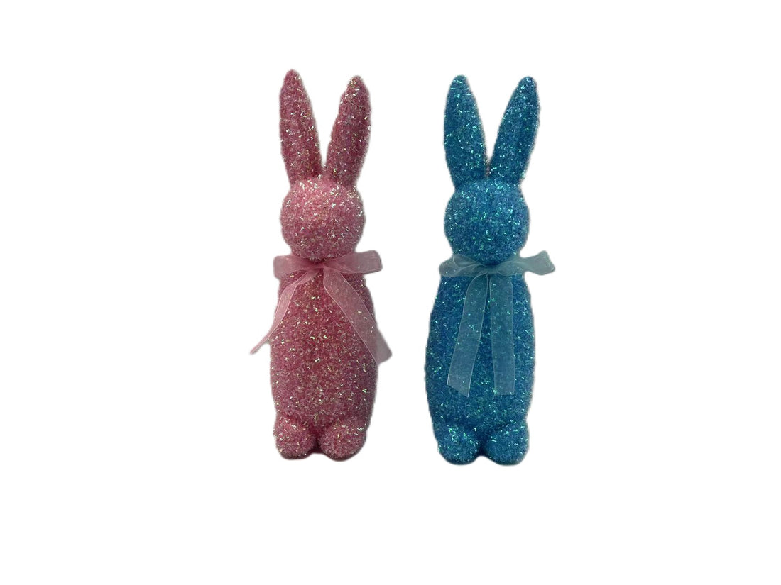 The Premium Glitter Easter Bunny Figurine Collection