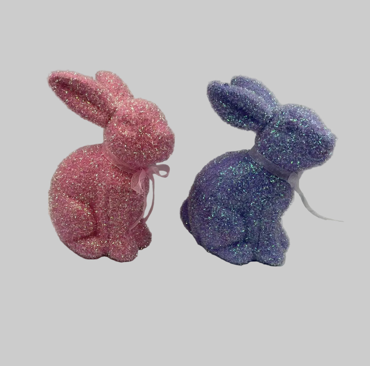 The Premium Glitter Sitting Easter Bunny Collection