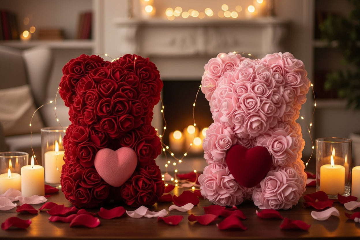 Heart Edition Rose Bears